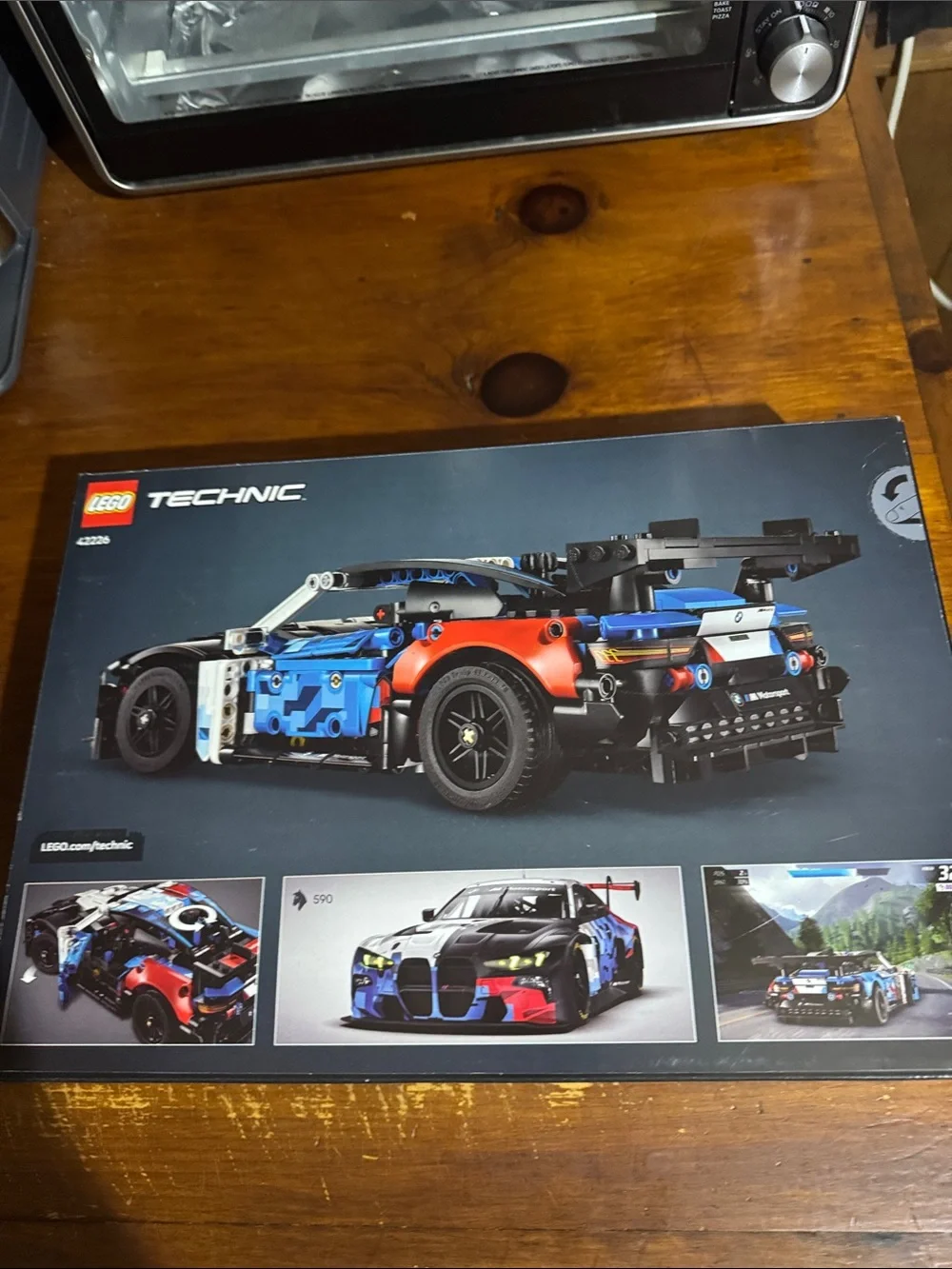 Lego Technic Blue White and Black BMW Motorsport Race Car